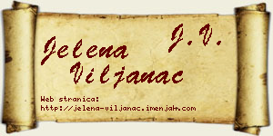 Jelena Viljanac vizit kartica